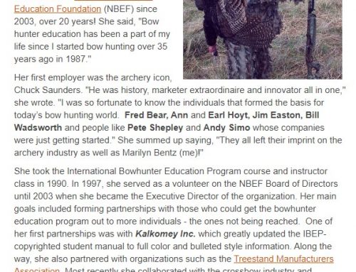 NBEF was highlighted in TX Parks & Wildlife’s Hunter Ed News Enewsletter